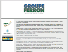 Tablet Screenshot of groupeferron.com